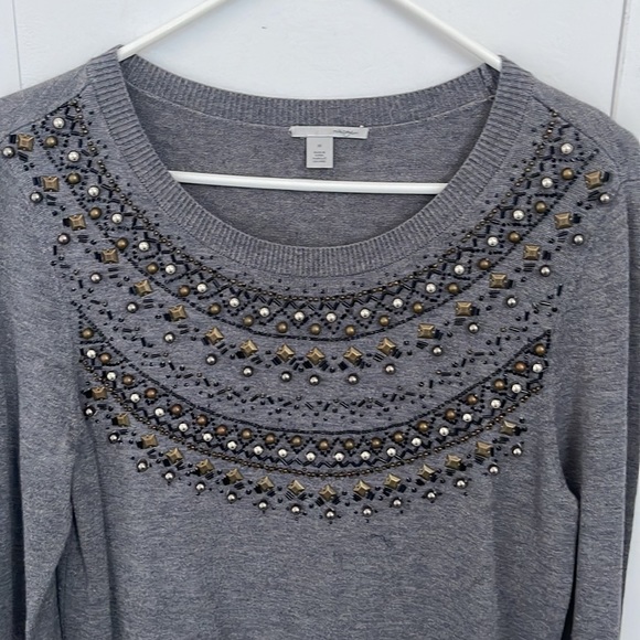 Halogen Embellished Sweater size Medium - Picture 3 of 4